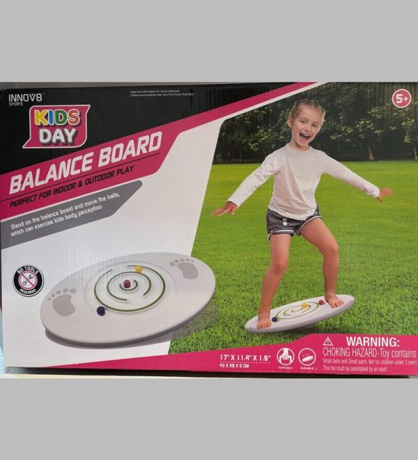 Kids Balance Board with Maze Ball Game – Fun Indoor & Outdoor Play Toy for Balance & Coordination Development