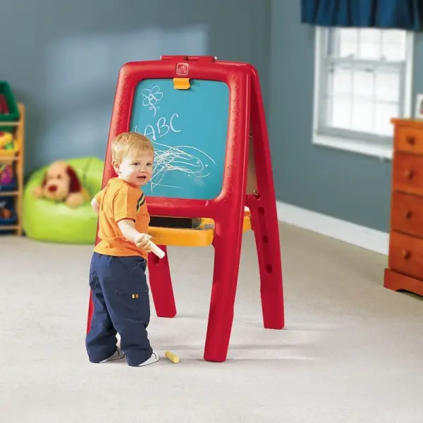 Step2 Easel For Two double-sided magnetic and chalkboard art easel for kids