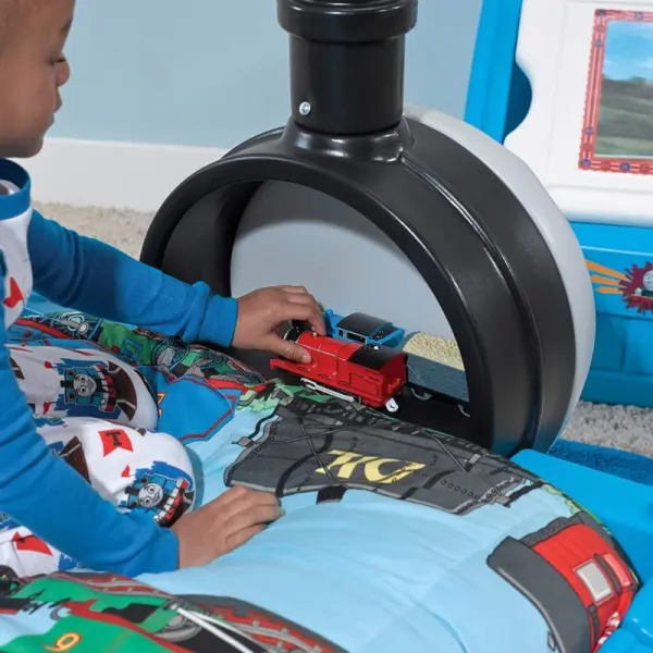 Power Nap with Thomas – Step2 Thomas the Tank Engine Toddler Bed for Kids - Image 4