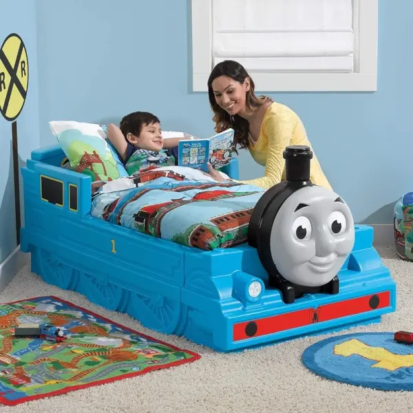 Power Nap with Thomas – Step2 Thomas the Tank Engine Toddler Bed for Kids - Image 7