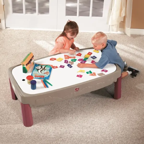 Step2 Deluxe Train & Race Track Table – 2-in-1 Adventure Playset for Kids - Image 2