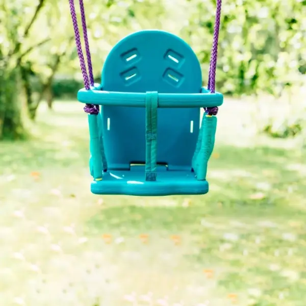 PowerPlay by Plum® Metal 2-in-1 Toddler Swing Set – Safe Outdoor Fun with Grow-With-Me Seat - Image 8