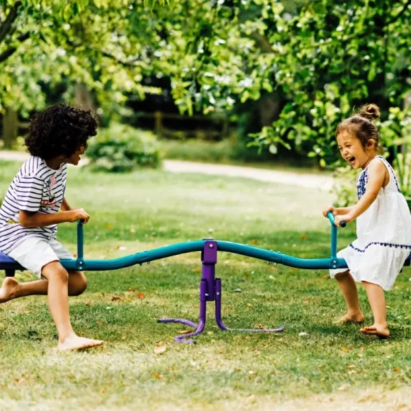 Metal Rotating See Saw for Kids – 360° Outdoor Fun with Balance & Motion - Image 4